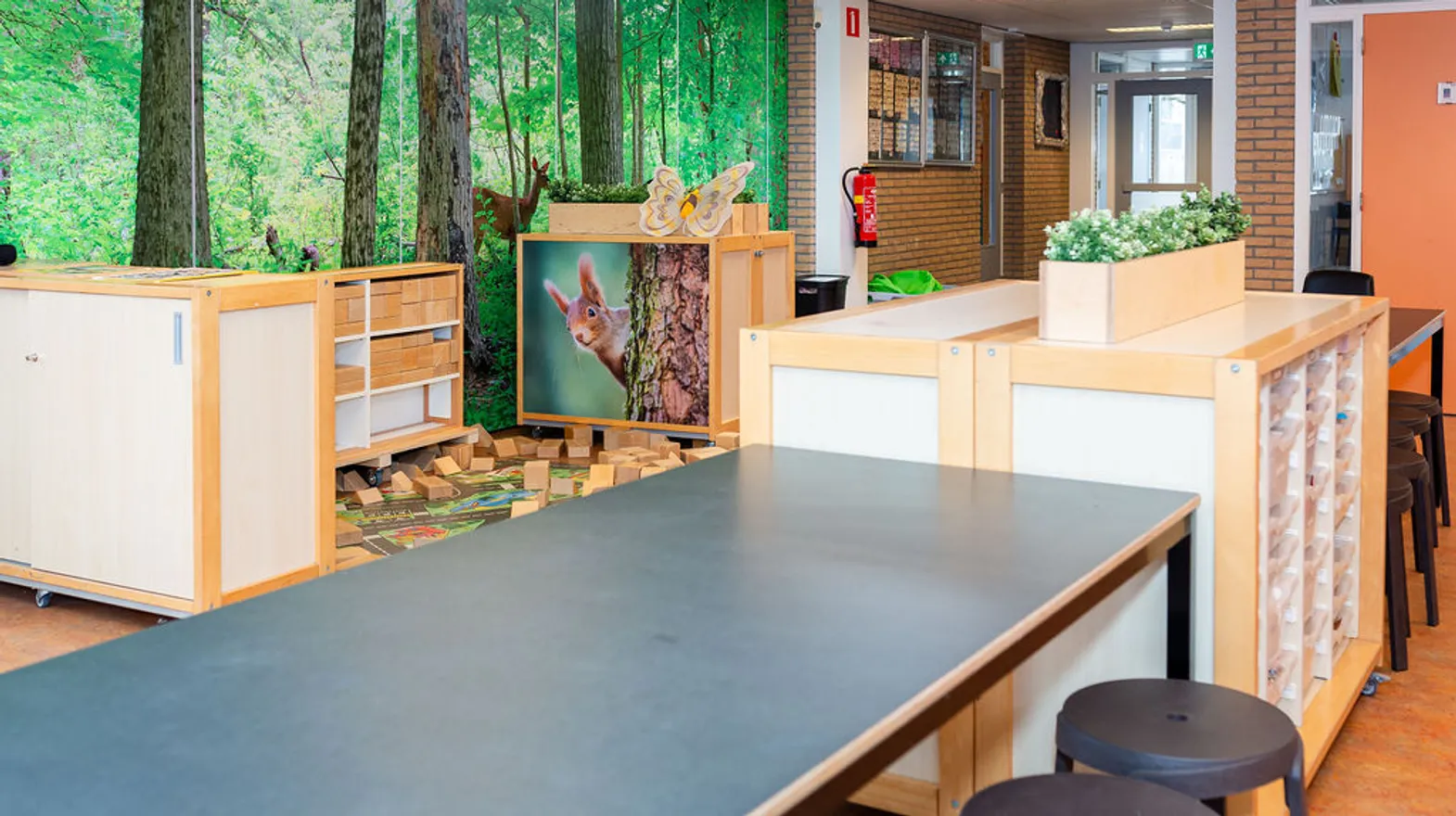 Binnenruimte van BSO de Staatsliedjes, Kind&co ludens