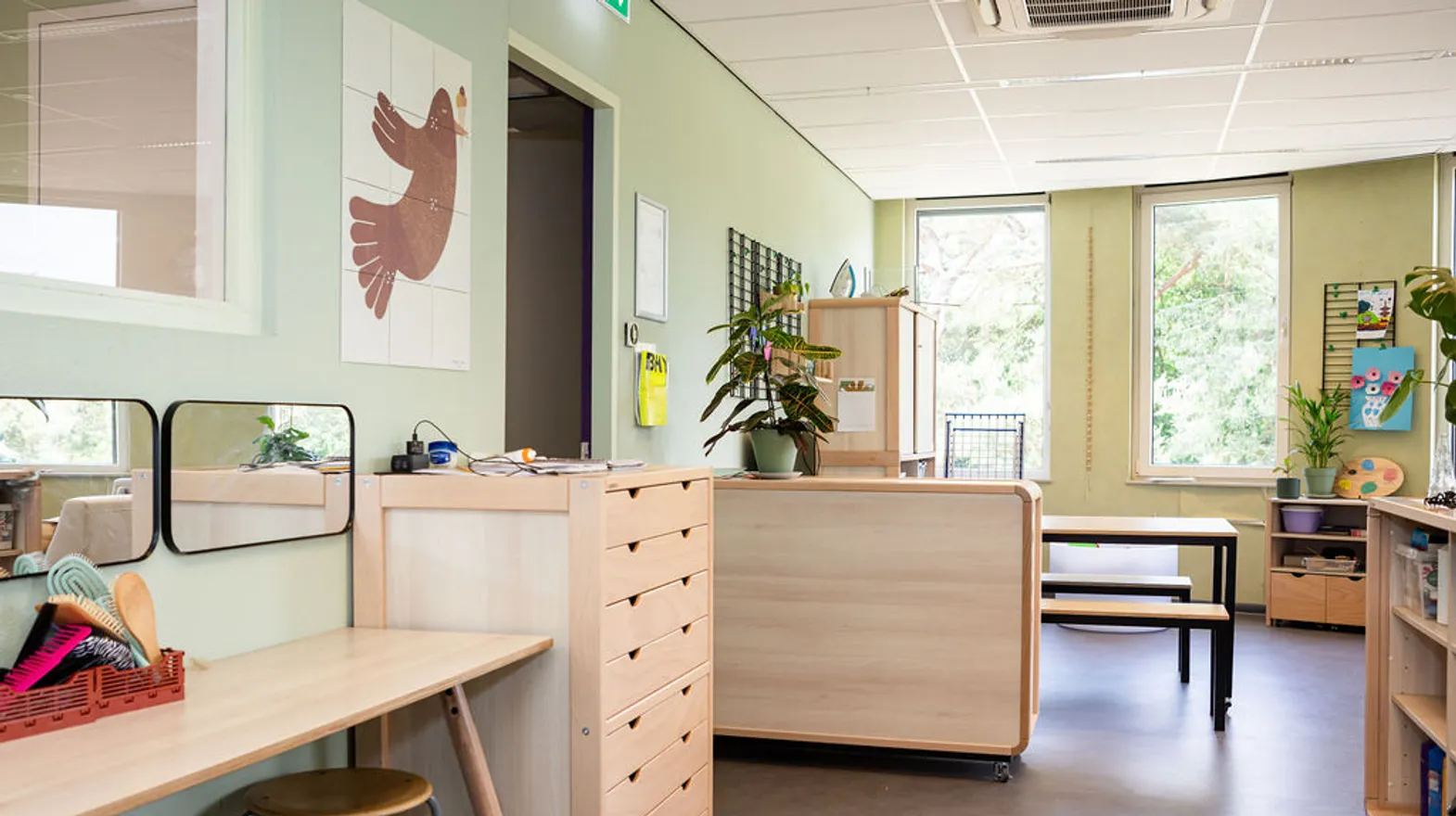 Binnenruimte BSO theresia Bilthoven Kind&co ludens