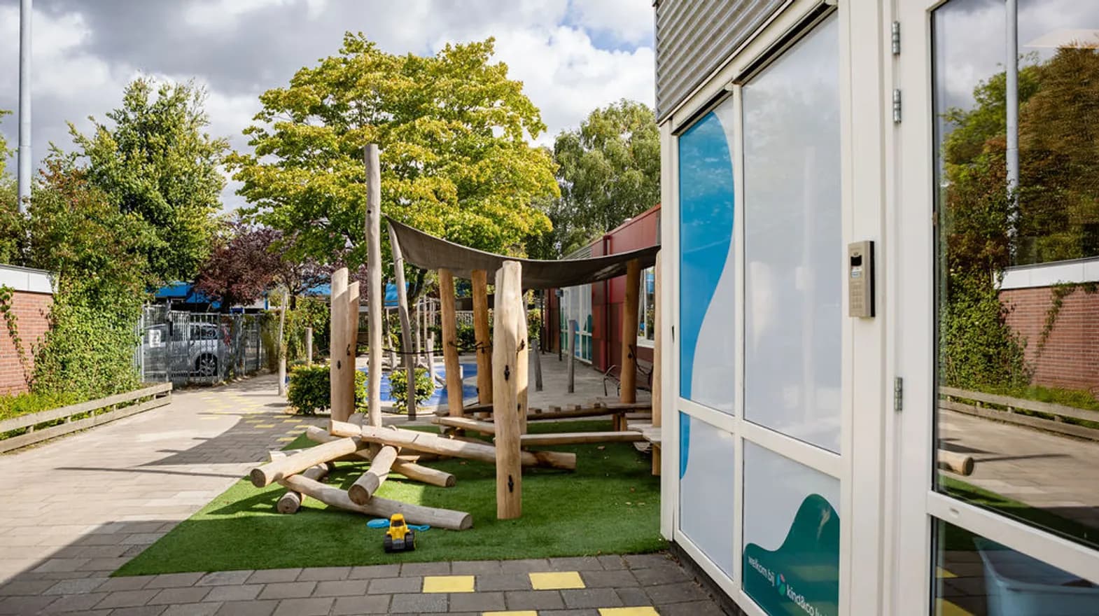 Buitenruimte KDV Kwibus Maarssen Kind&co ludens