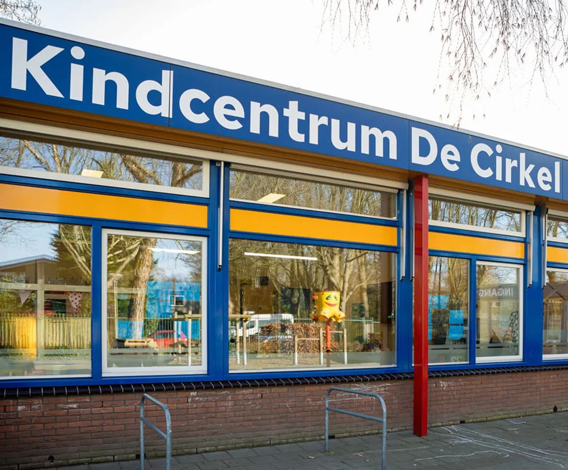 Buitenruimte van Peuteropvang De Cirkel, Kind&co ludens
