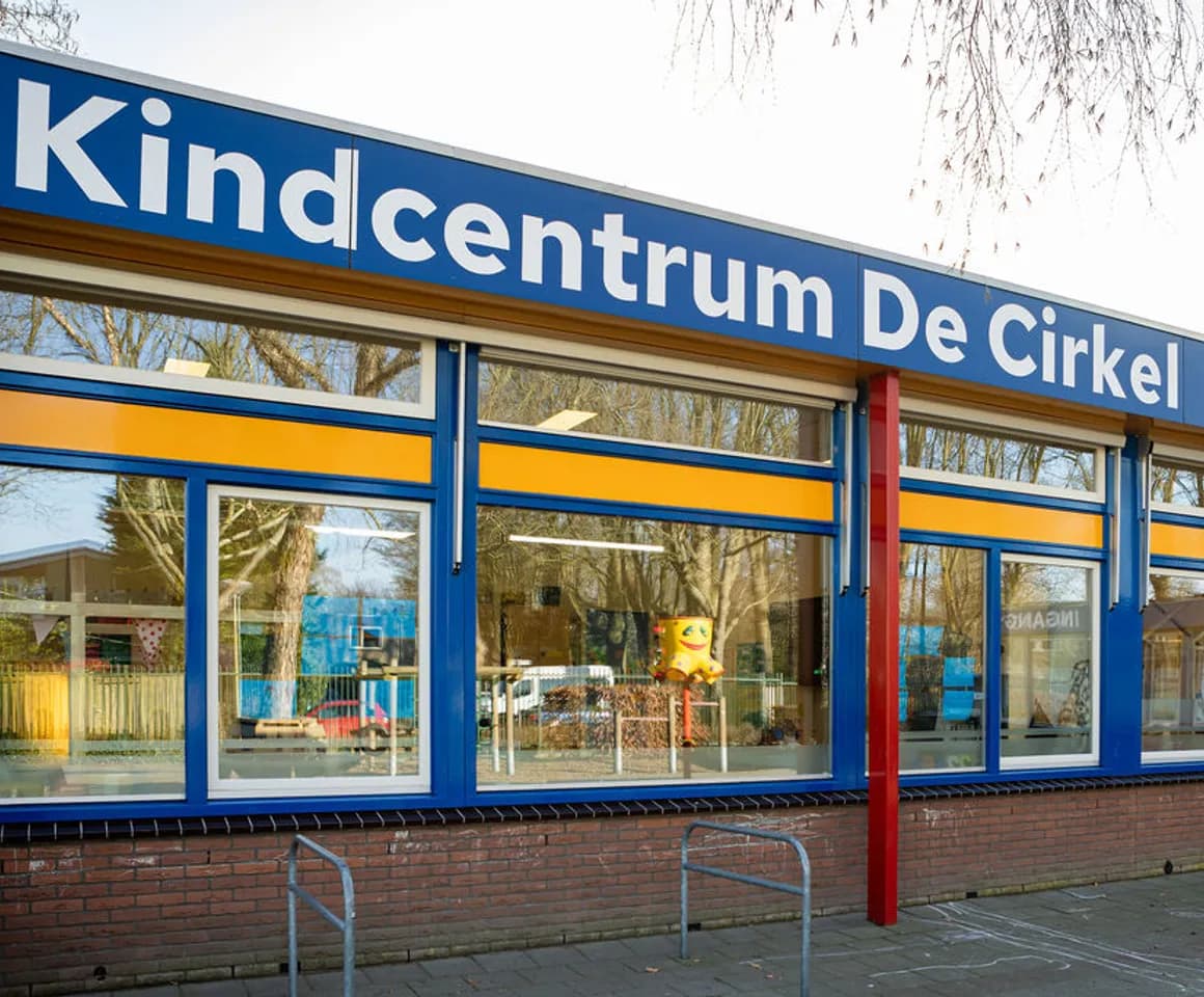 Buitenruimte van Peuteropvang De Cirkel, Kind&co ludens