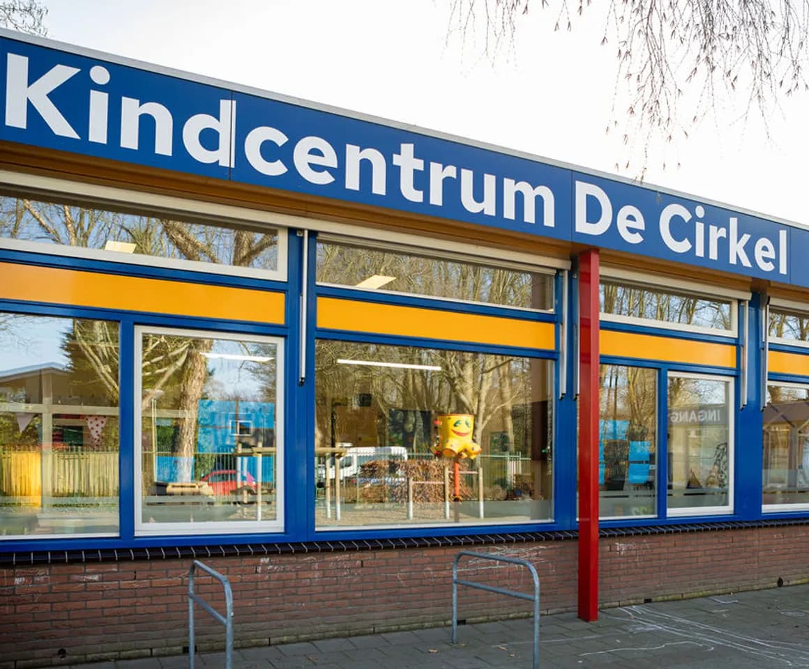 Buitenruimte van Peuteropvang De Cirkel, Kind&co ludens