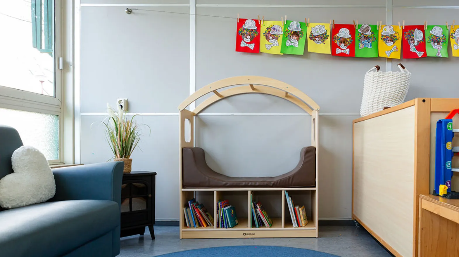 De groepsruimte van peuteropvang waterwereld bij kinderopvang Kind&co Ludens