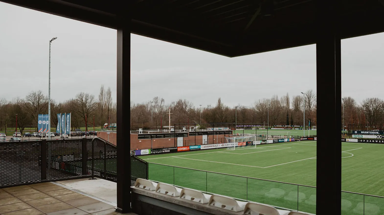 De sportvelden van Sport BSO Bikkels bij kinderopvang Kind&co Ludens