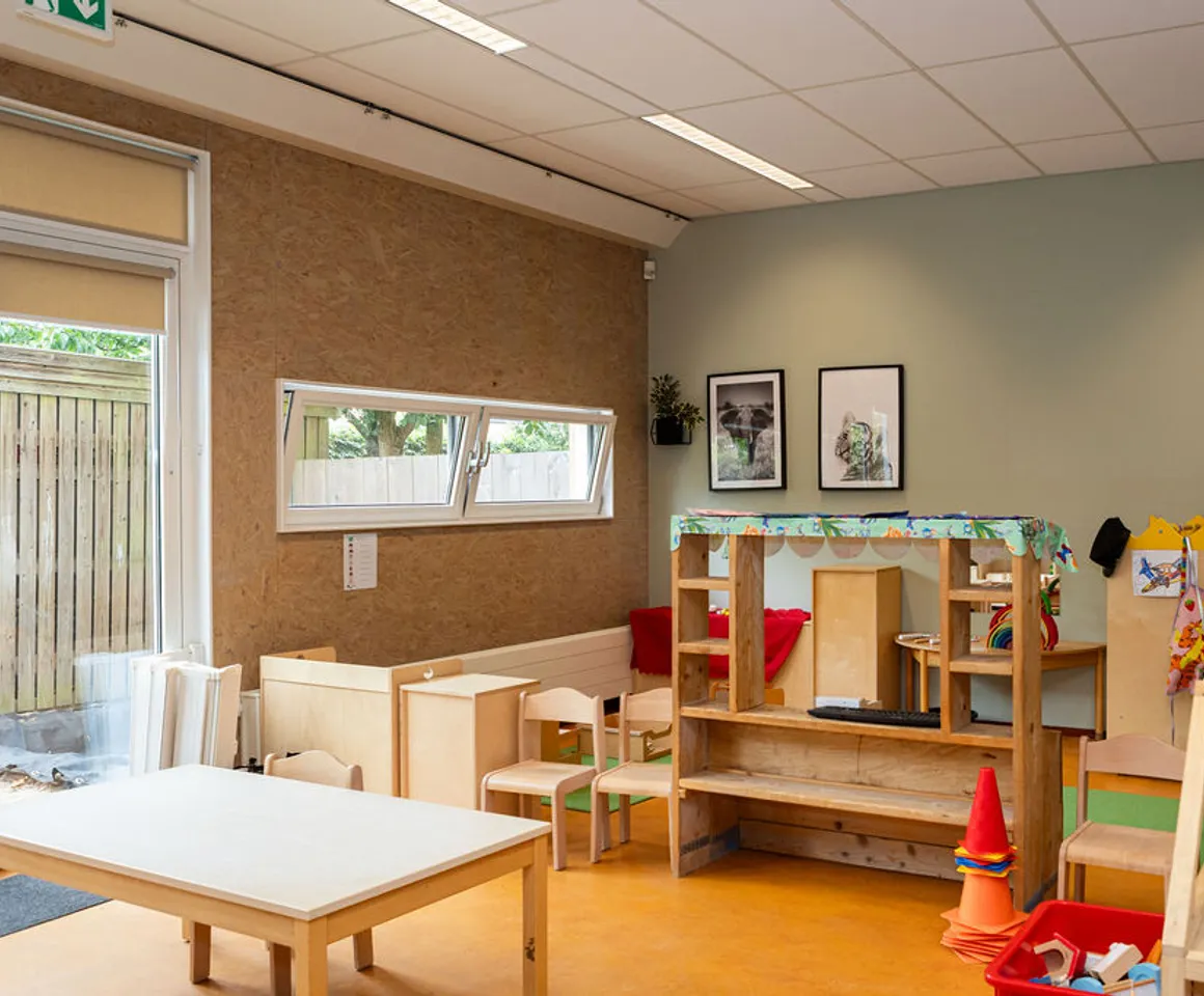 Binnenruimte van PO Schakel in Utrecht van Kind&co ludens