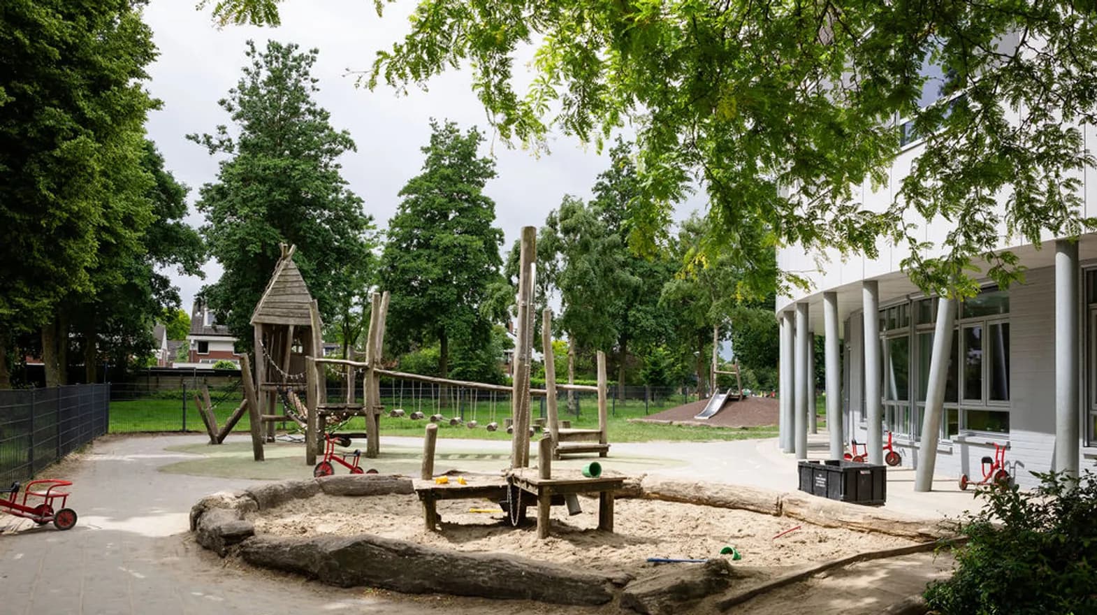 Buitenruimte PO Robinson Nieuwegein Kind&co ludens