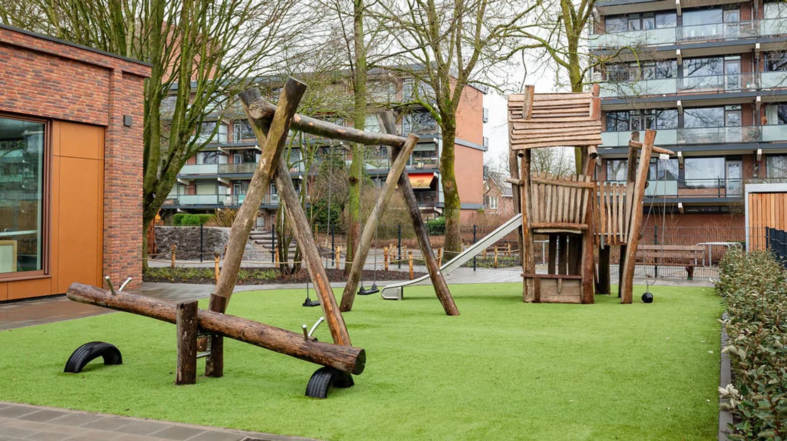 Buitenruimte van BSO de Groeituin, Kind&co ludens