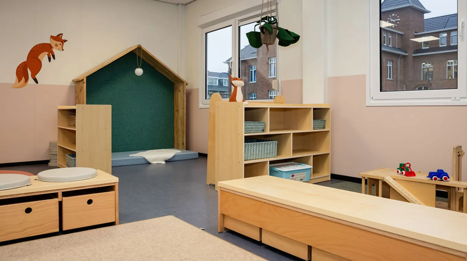 Binnenruimte van KDV Beweegbende, Kind&co ludens