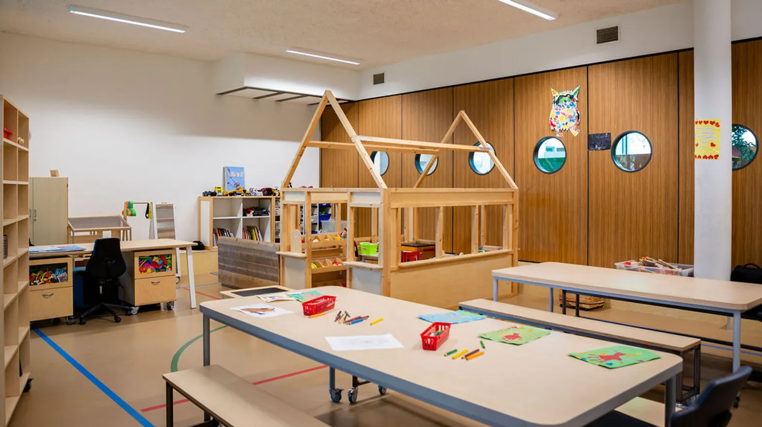 Binnenruimte BSO Shuttle De Meern Kind&co ludens