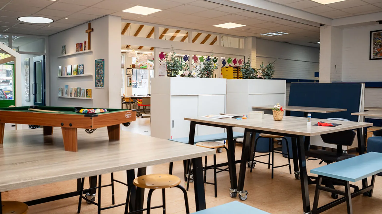 Binnenruimte van BSO De Krullevaar, Kind&co ludens
