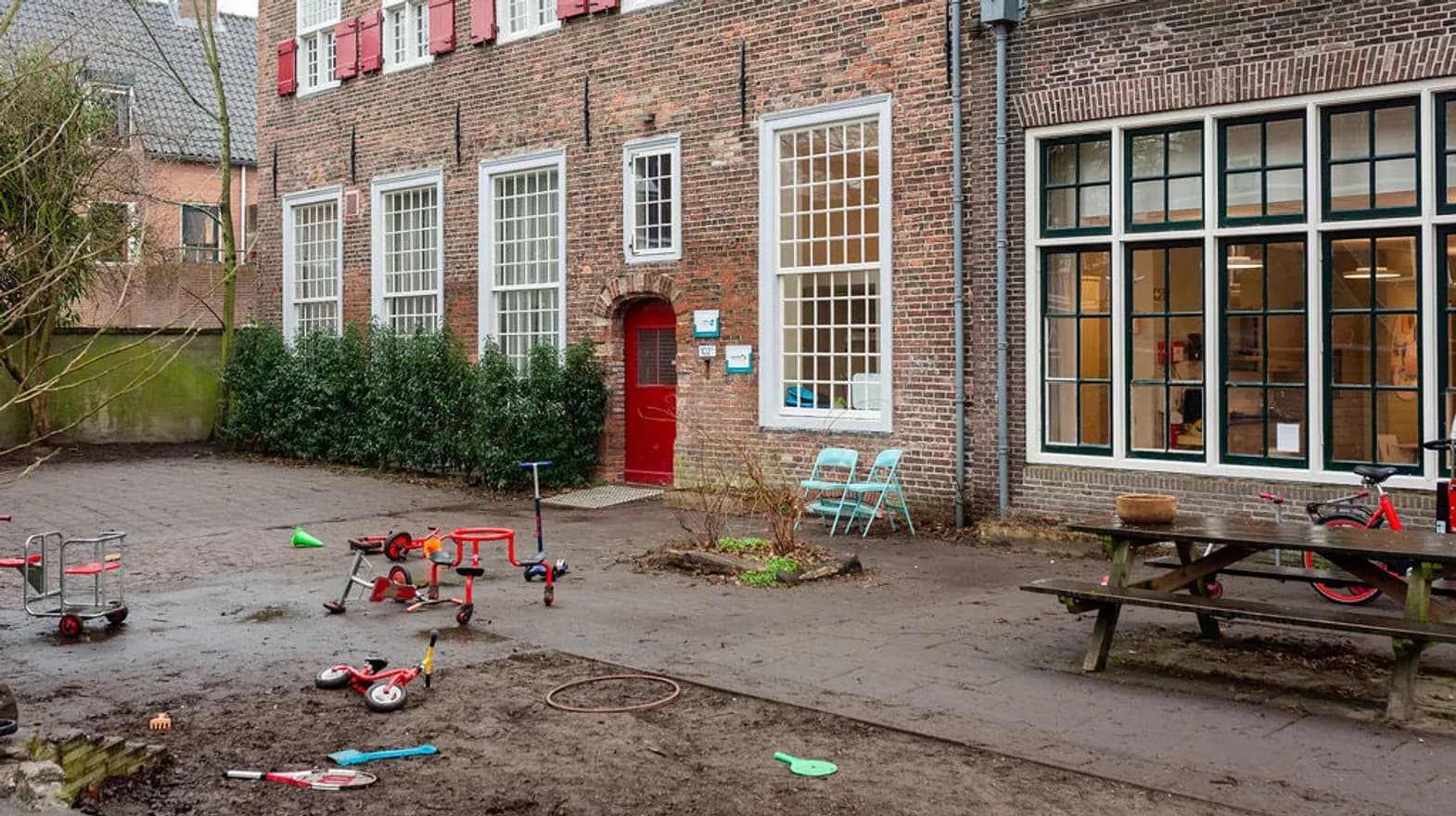 Buitenruimte van BSO Salto, Kind&co ludens