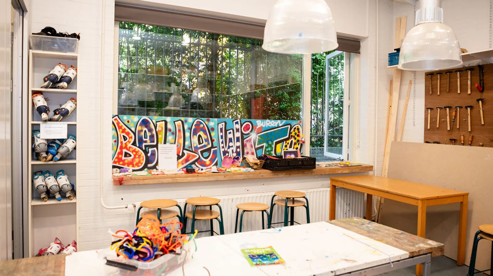 Binnenruimte van BSO Bellewites Buren Utrecht Kind&co ludens
