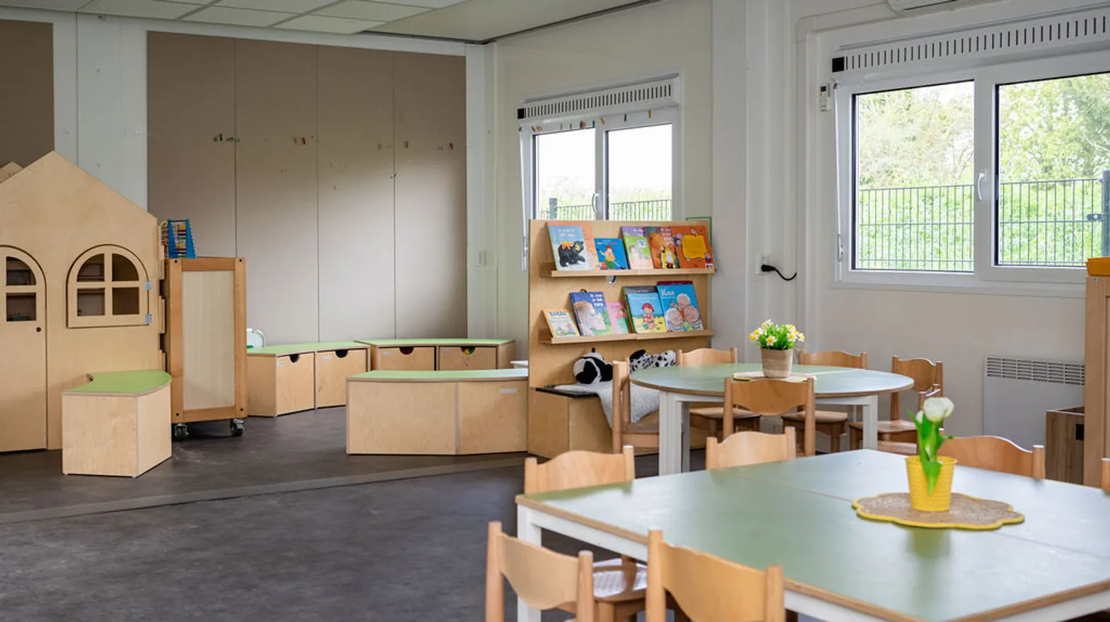 Binnenruimte van PO De Bouwsteen, Kind&co ludens