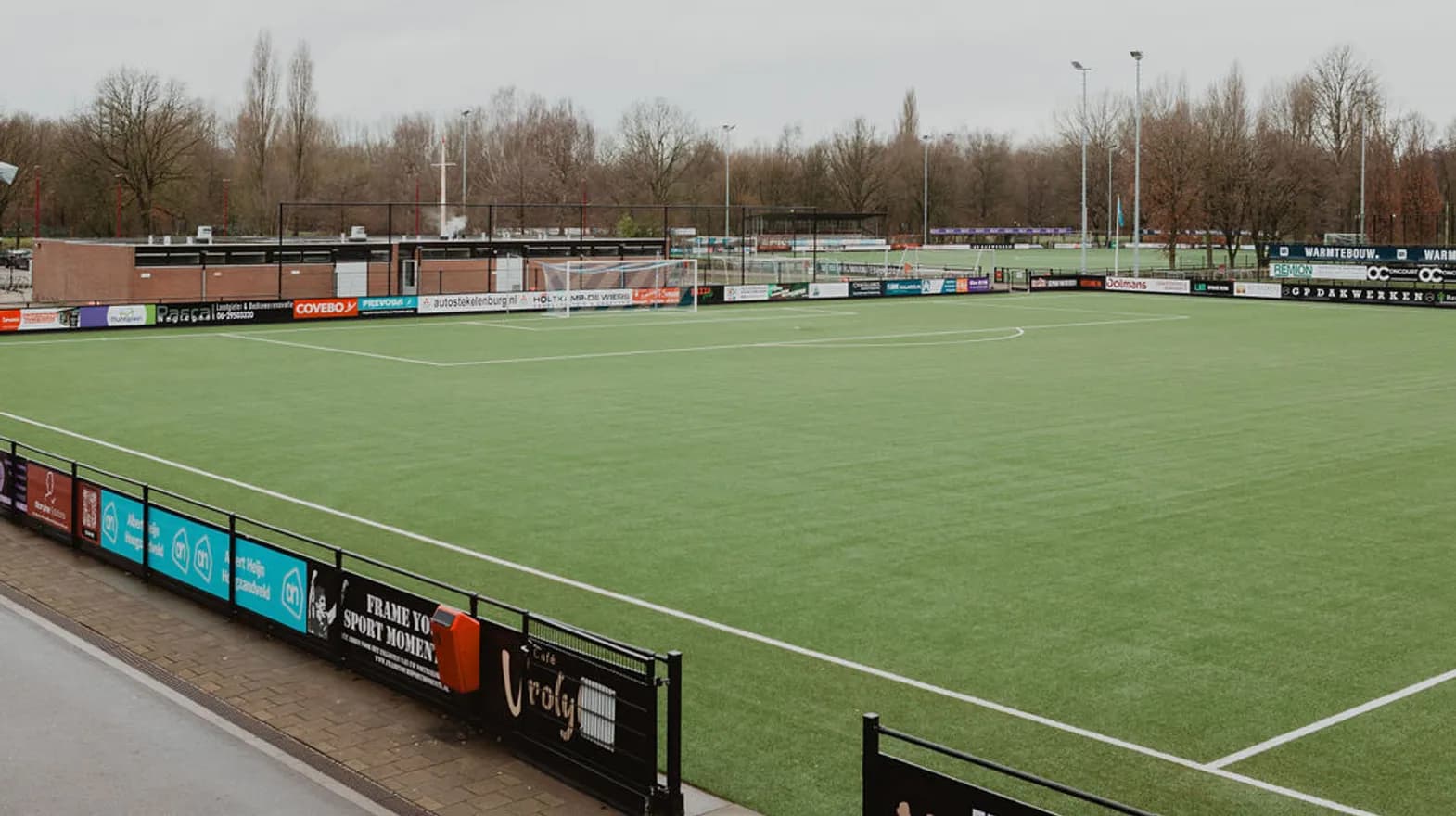 De sportvelden van Sport BSO Bikkels bij kinderopvang Kind&co Ludens