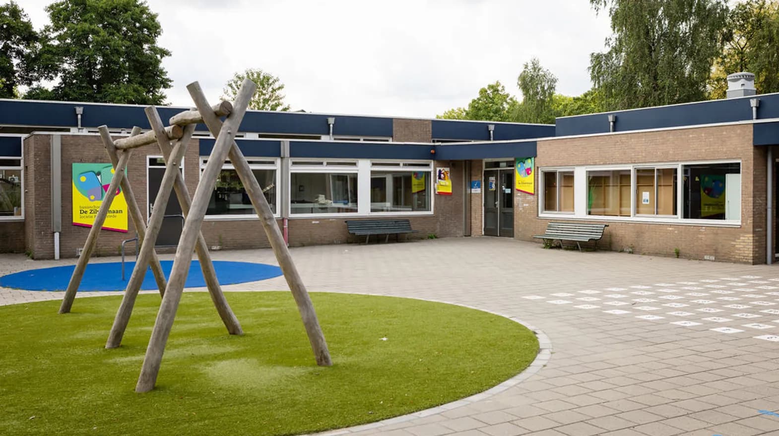 Buitenruimte BSO Zilvermaan Maarssen Kind&co ludens