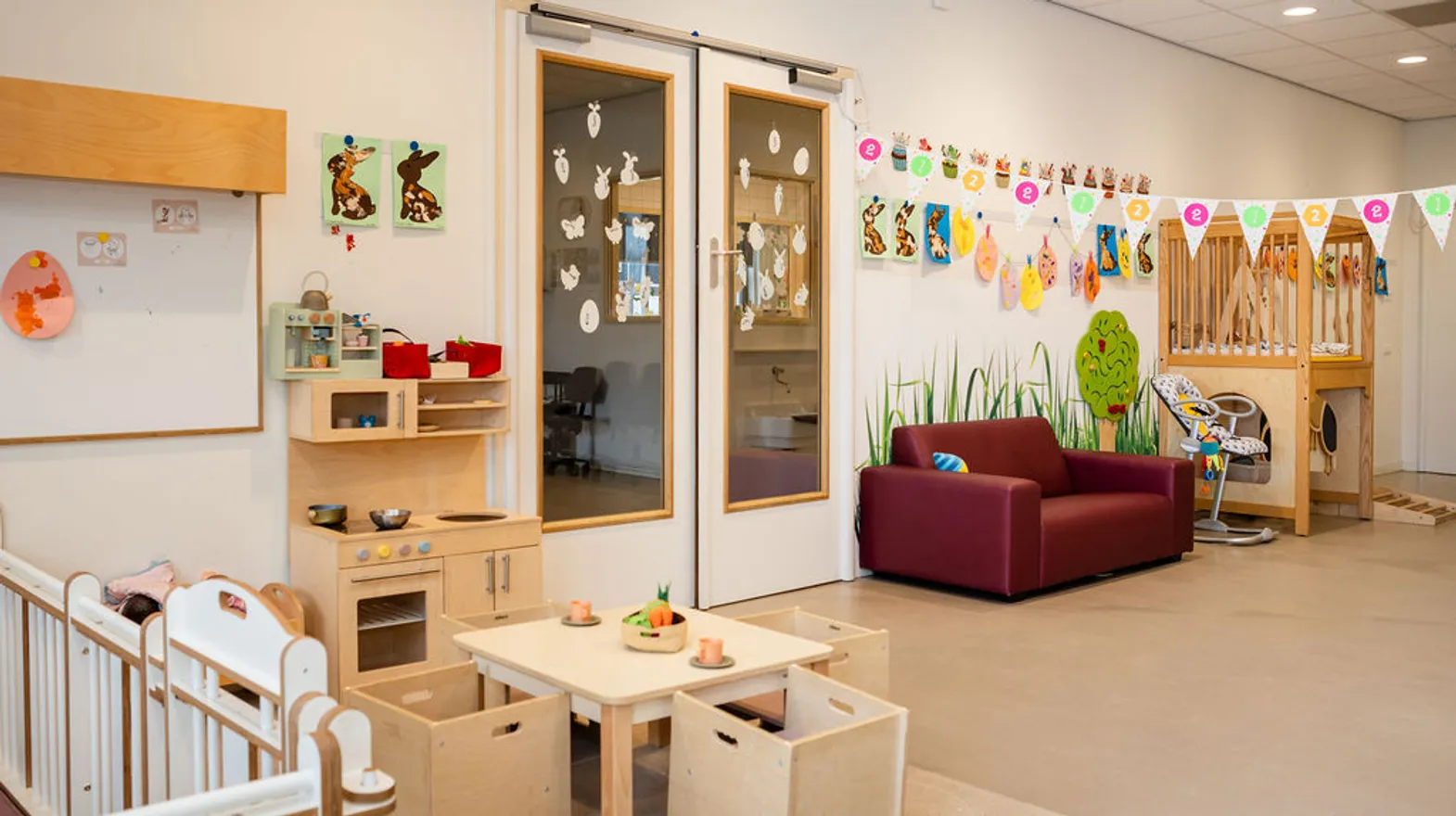 Binnenruimte van KDV Kersjes, Kind&co ludens
