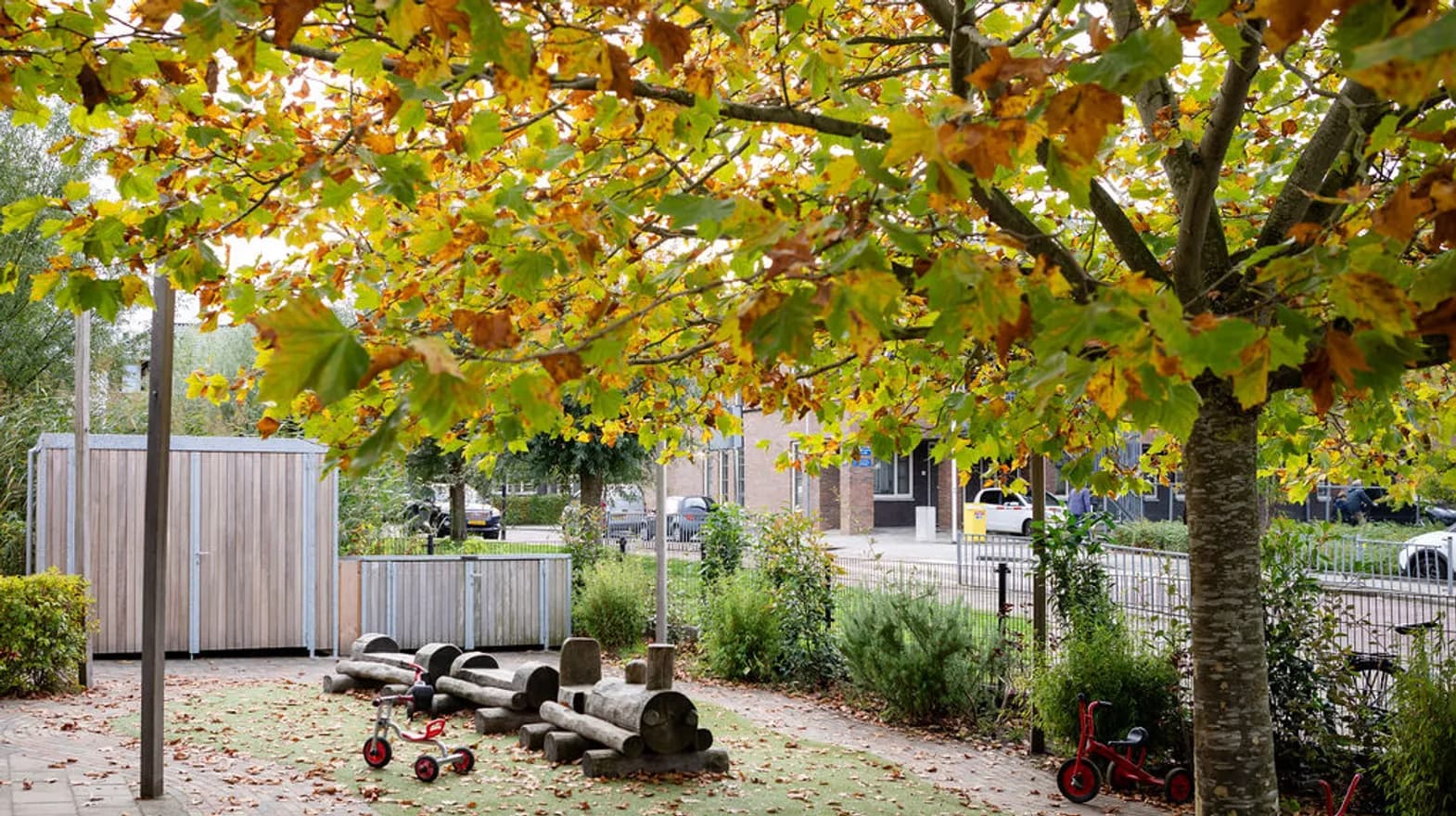 Buitenruimte KDV Vinkenrijk Vinkeveen Kind&co ludens