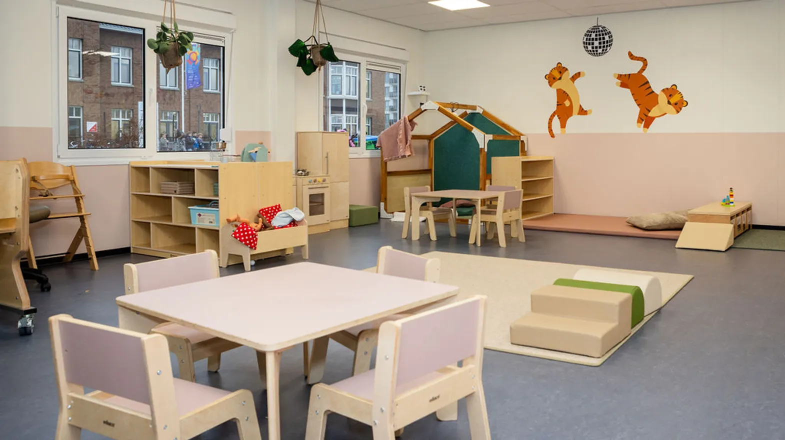 Binnenruimte van KDV Beweegbende, Kind&co ludens