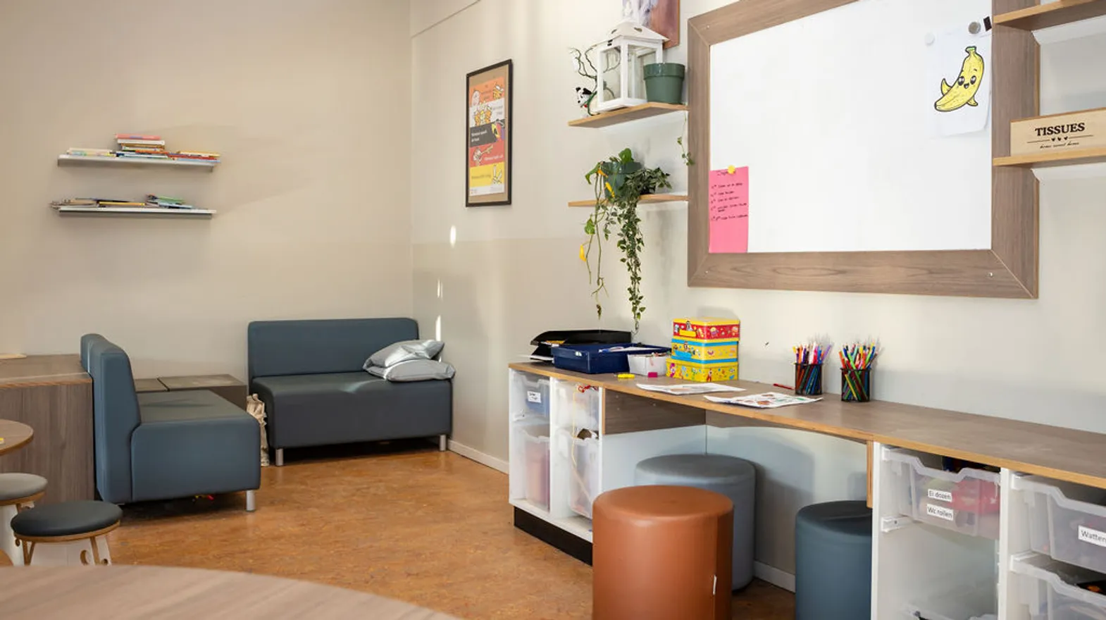 Binnenruimte van BSO Windroos, Kind&co ludens