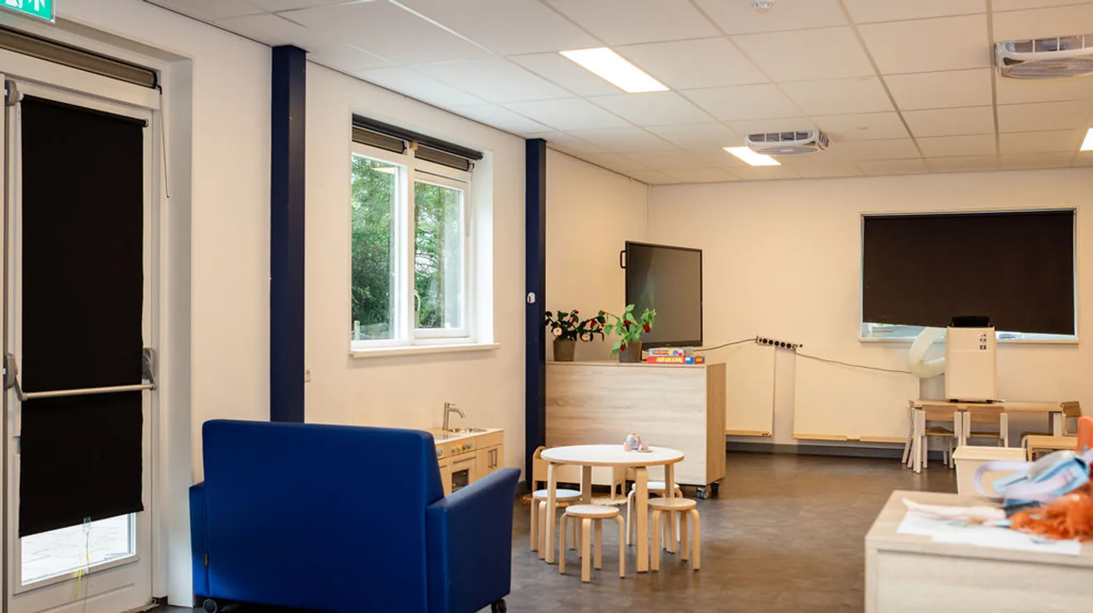 Binnenruimte BSO Bouwgein Nieuwegein Kind&co ludens
