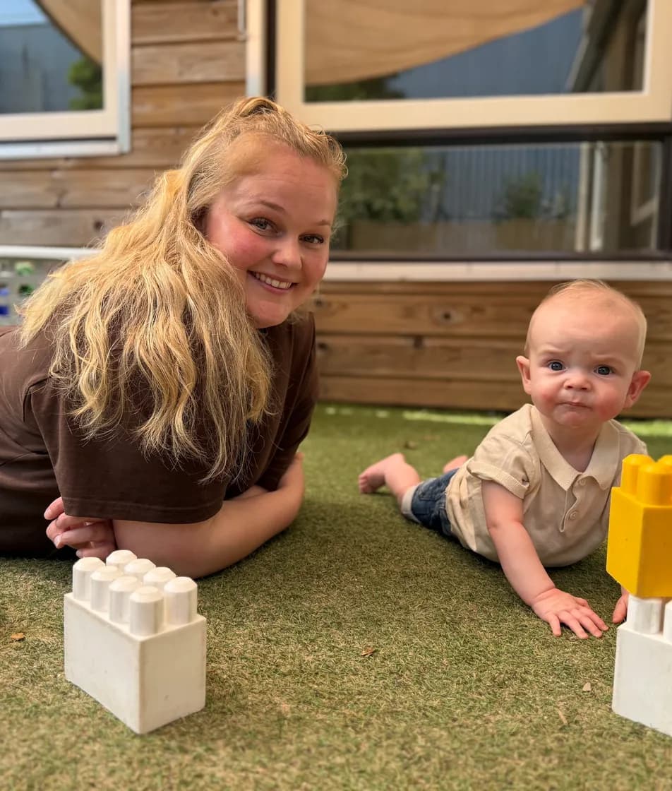 Nena is pedagogisch professional op de babygroep