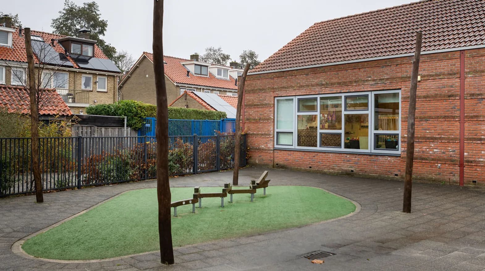 Buitenruimte van KDV Zeesterren, Kind&co ludens