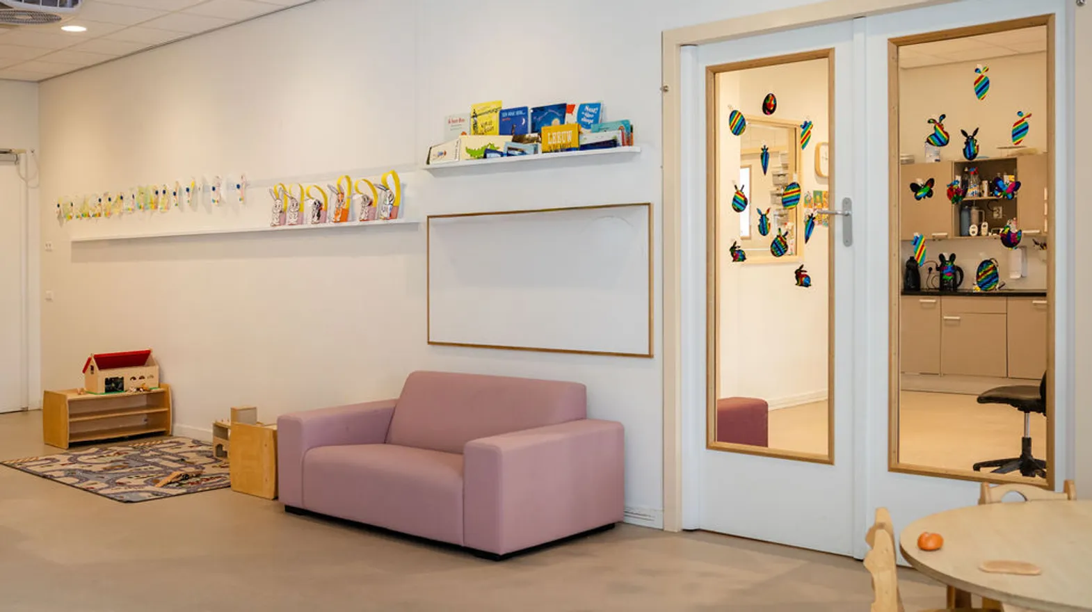 Binnenruimte van KDV Kersjes, Kind&co ludens