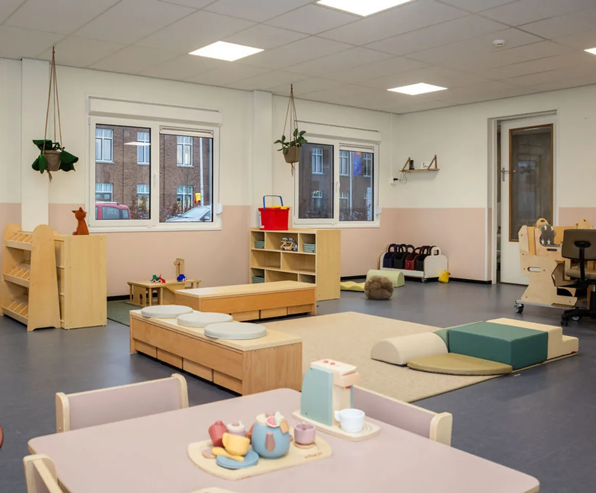 Binnenruimte van KDV Beweegbende, Kind&co ludens