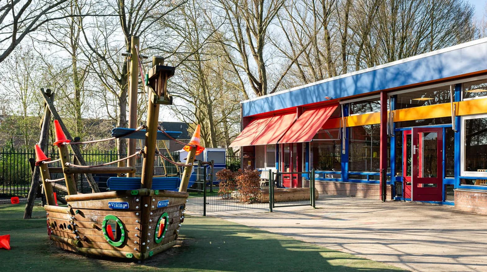 Buitenruimte van BSO De Cirkel, Kind&co ludens