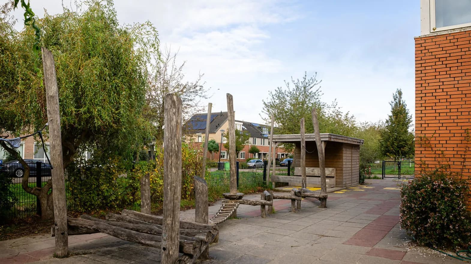 Buitenruimte BSO Touwladder Wilnis Kind&co ludens