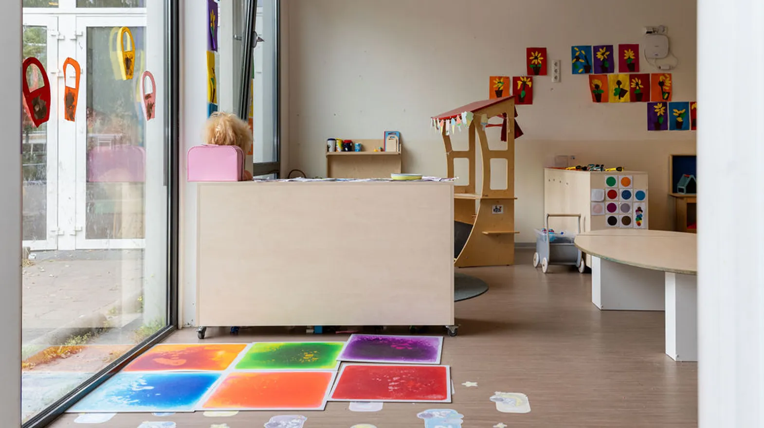 Binnenruimte van PO Marcus van Kind&co ludens