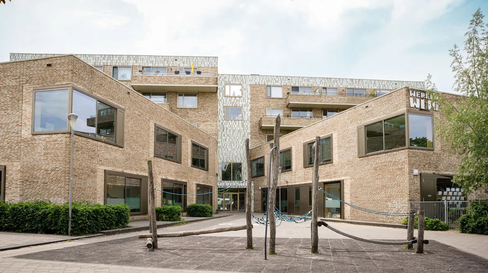Buitenruimte KDV Steenuiltje Bilthoven Kind&co ludens
