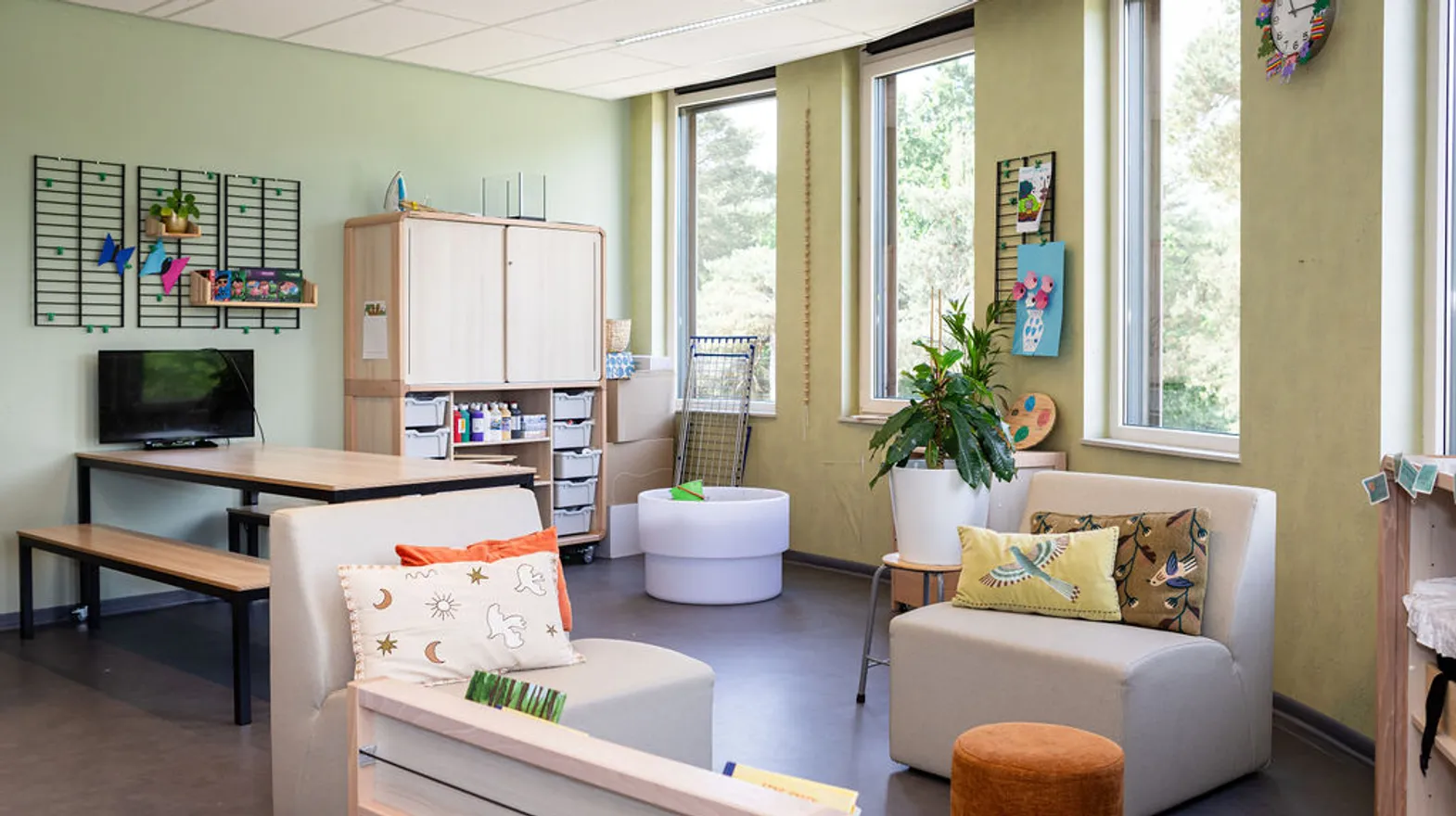 Binnenruimte BSO theresia Bilthoven Kind&co ludens