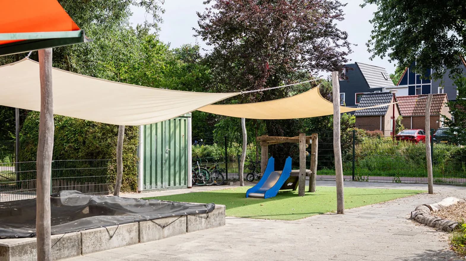 Buitenruimte KDV Waterwereld Nieuwegein Kind&co ludens