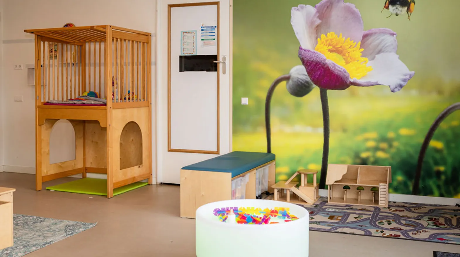 Binnenruimte van KDV Kersjes, Kind&co ludens
