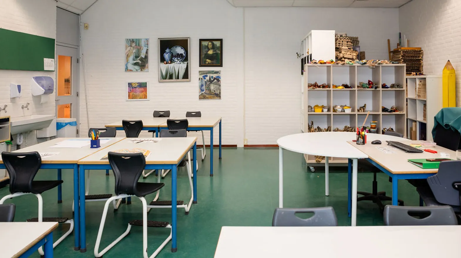 De binnenruimte van buitenschoolse opvang Ondersteboven, Kind&co ludens