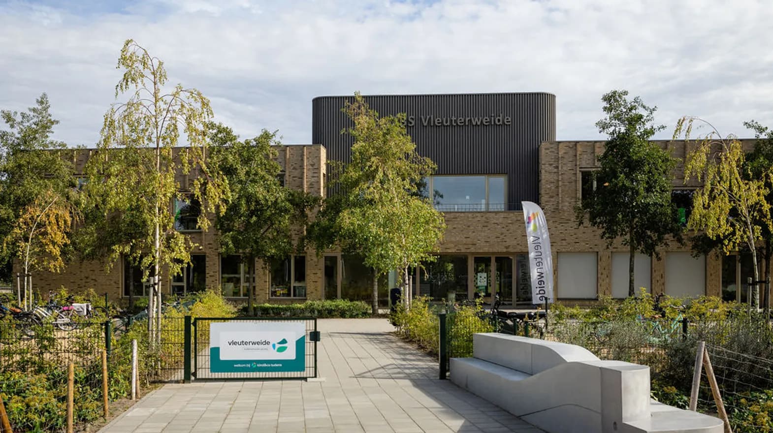 Voorgevel BSO Vleuterweide Vleuten Kind&co ludens