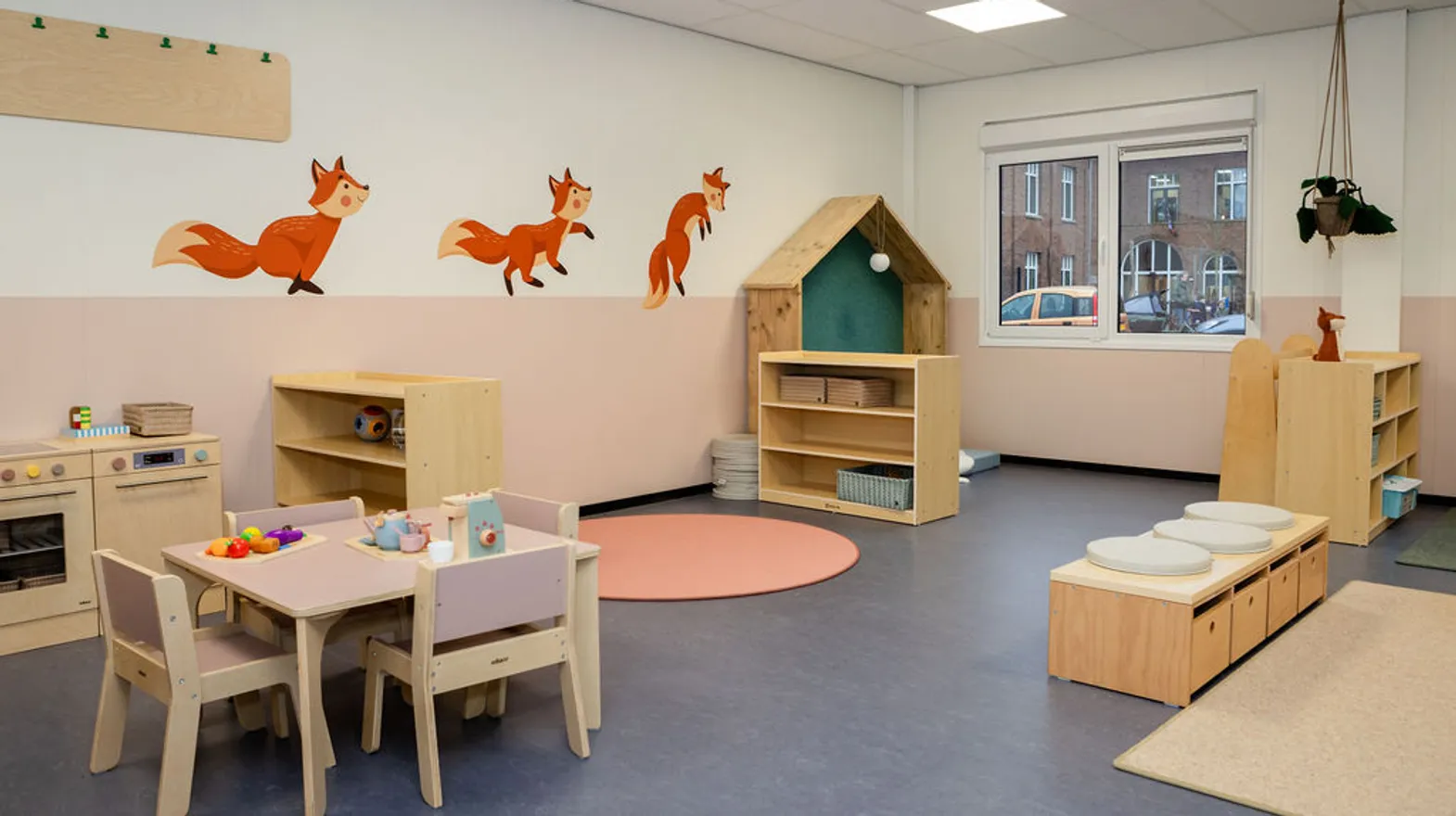 Binnenruimte van KDV Beweegbende, Kind&co ludens