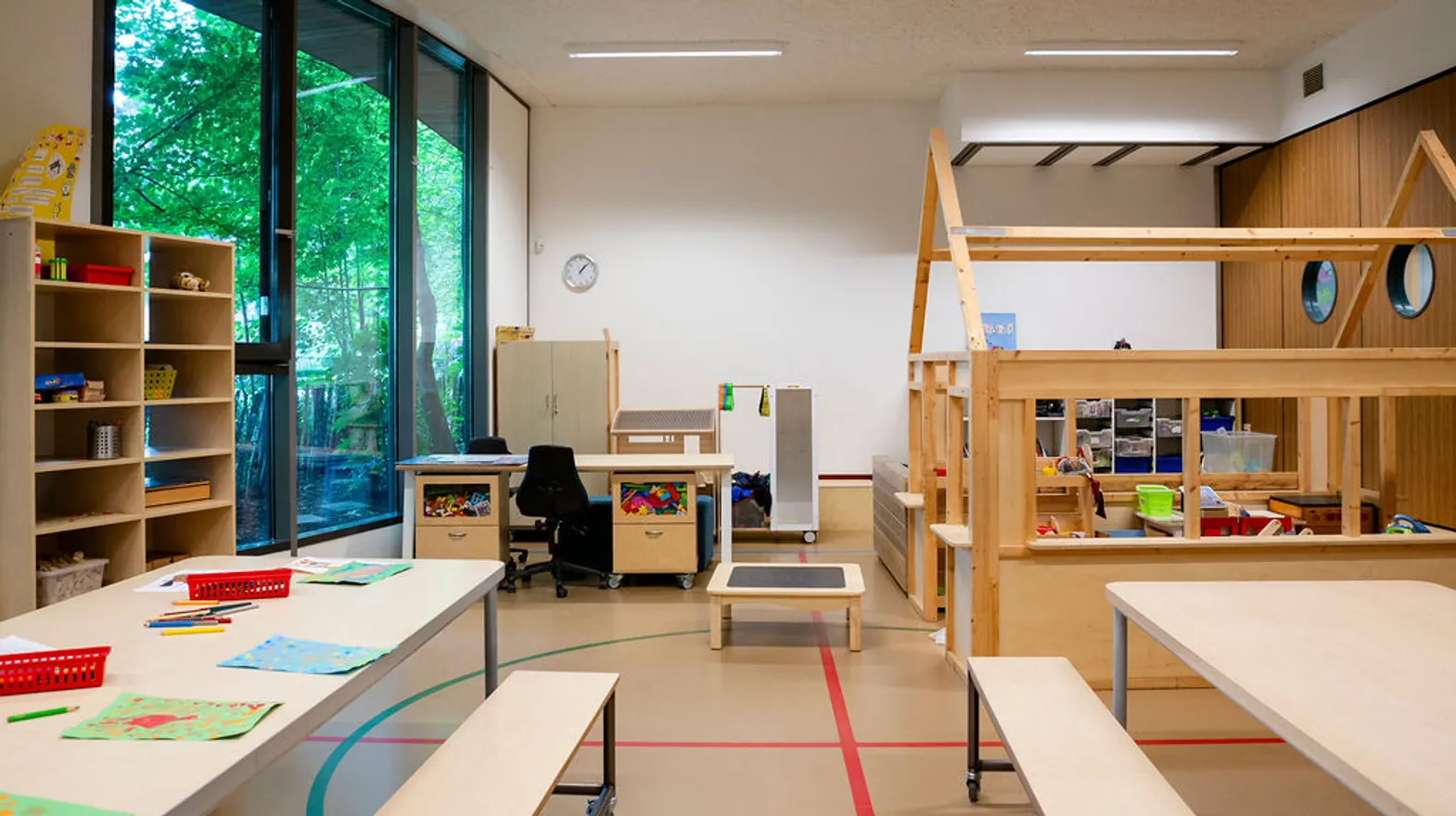 Binnenruimte BSO Shuttle De Meern Kind&co ludens