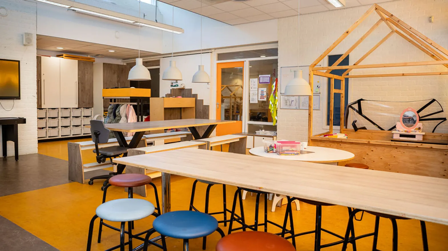 Binnenruimte van BSO Griffel, Kind&co ludens