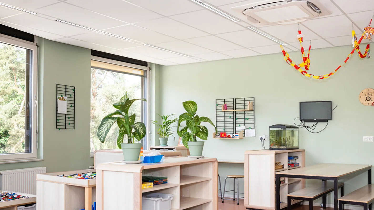 Binnenruimte BSO theresia Bilthoven Kind&co ludens