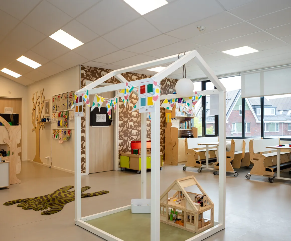 Binnenruimte KDV Haarzicht Vleuten Kind&co ludens