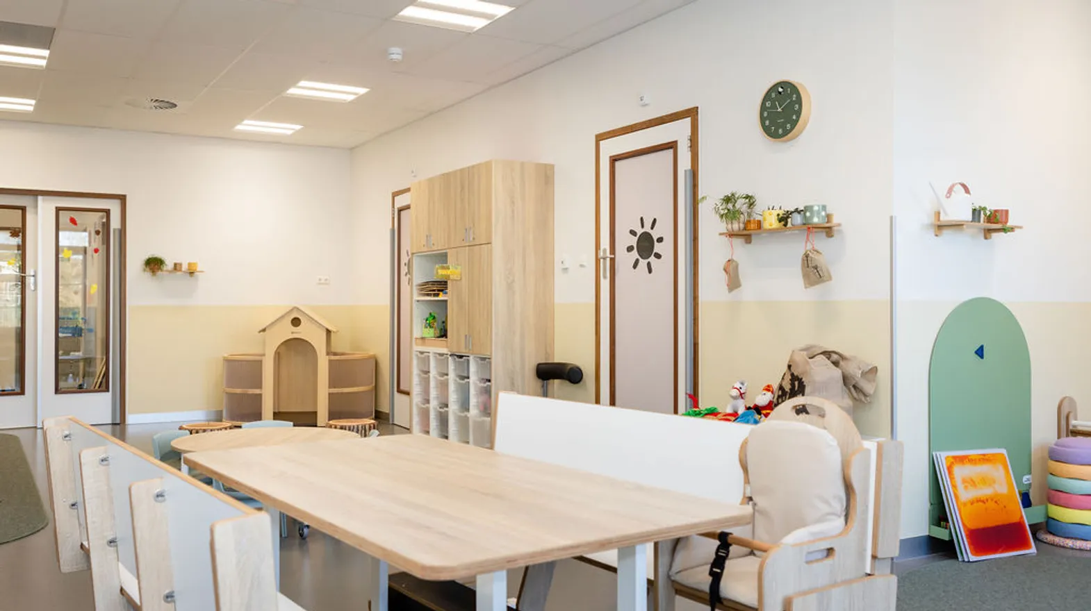 Binnenruimte van KDV Avonturijn in Mijdrecht Kind&co ludens