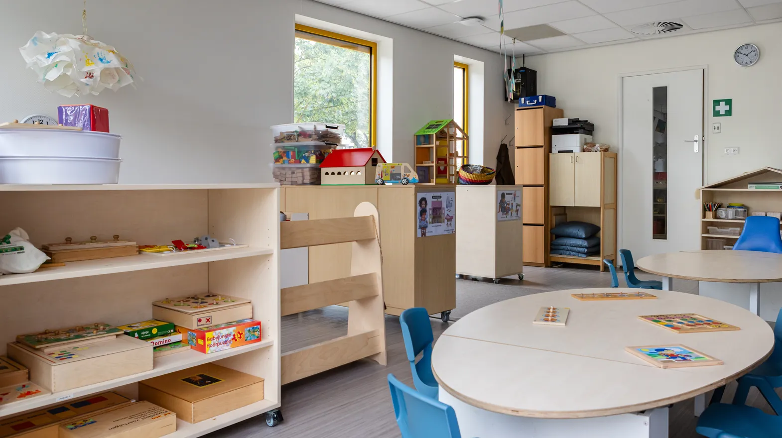 Binnenruimte van PO Klopvaart in Utrecht van Kind&co ludens