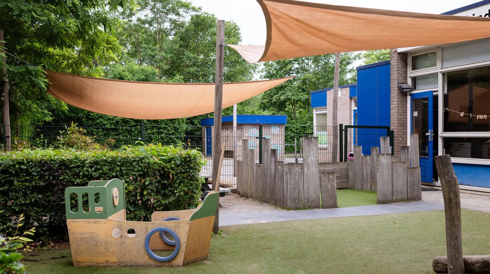 Buitenruimte KDV Batau Nieuwegein Kind&co ludens