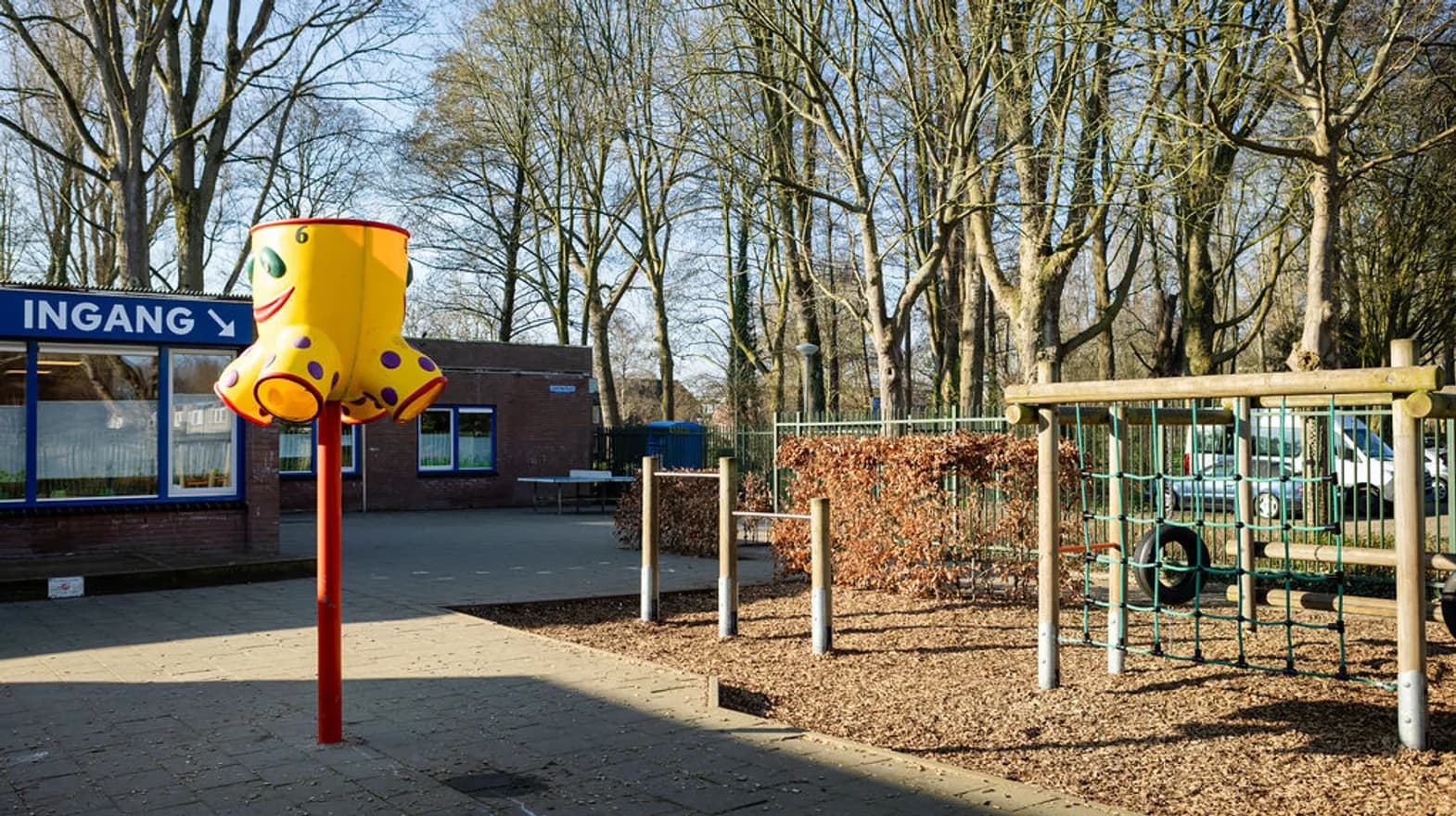 Buitenruimte van BSO De Cirkel, Kind&co ludens