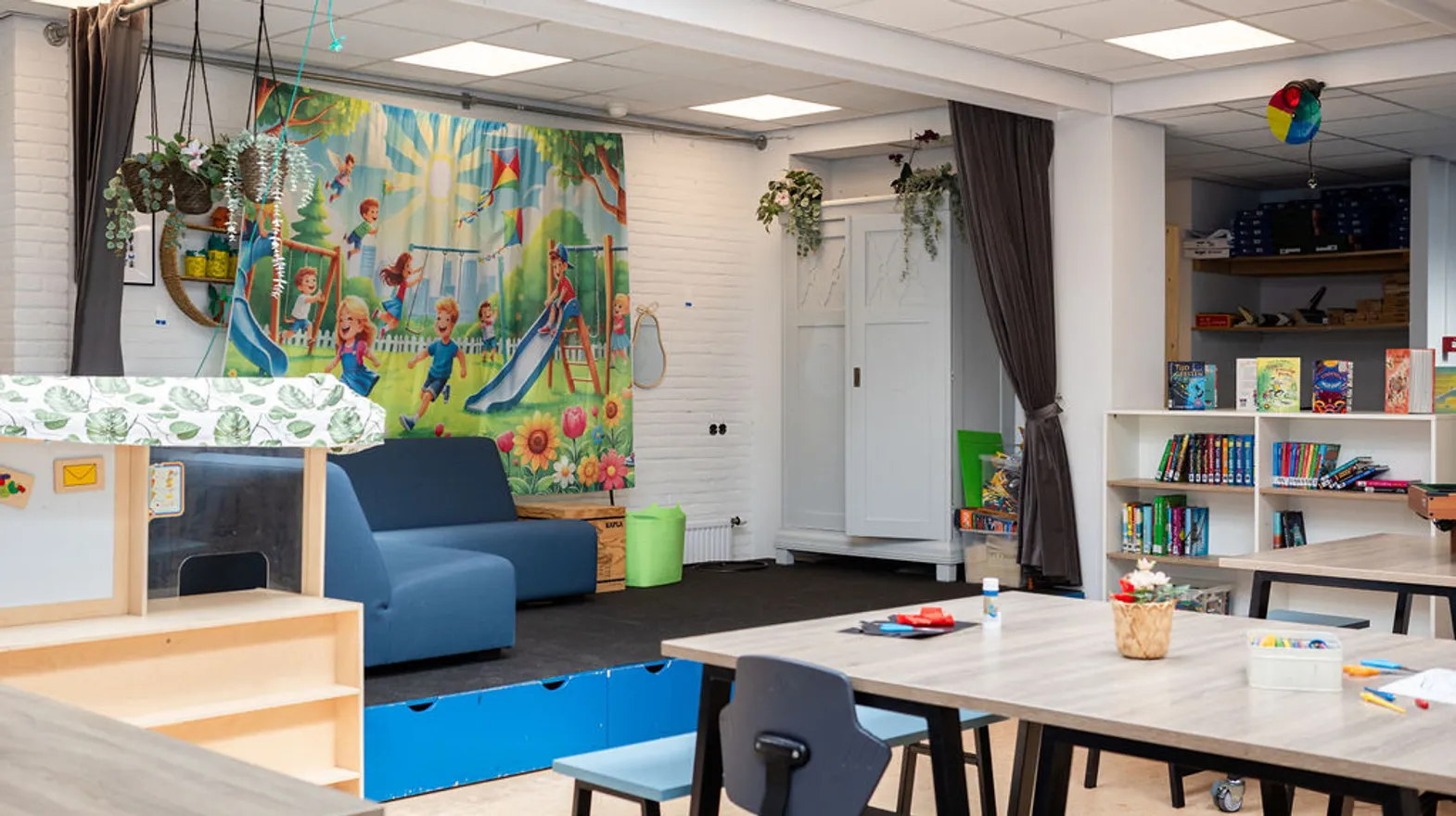 Binnenruimte van BSO De Krullevaar, Kind&co ludens
