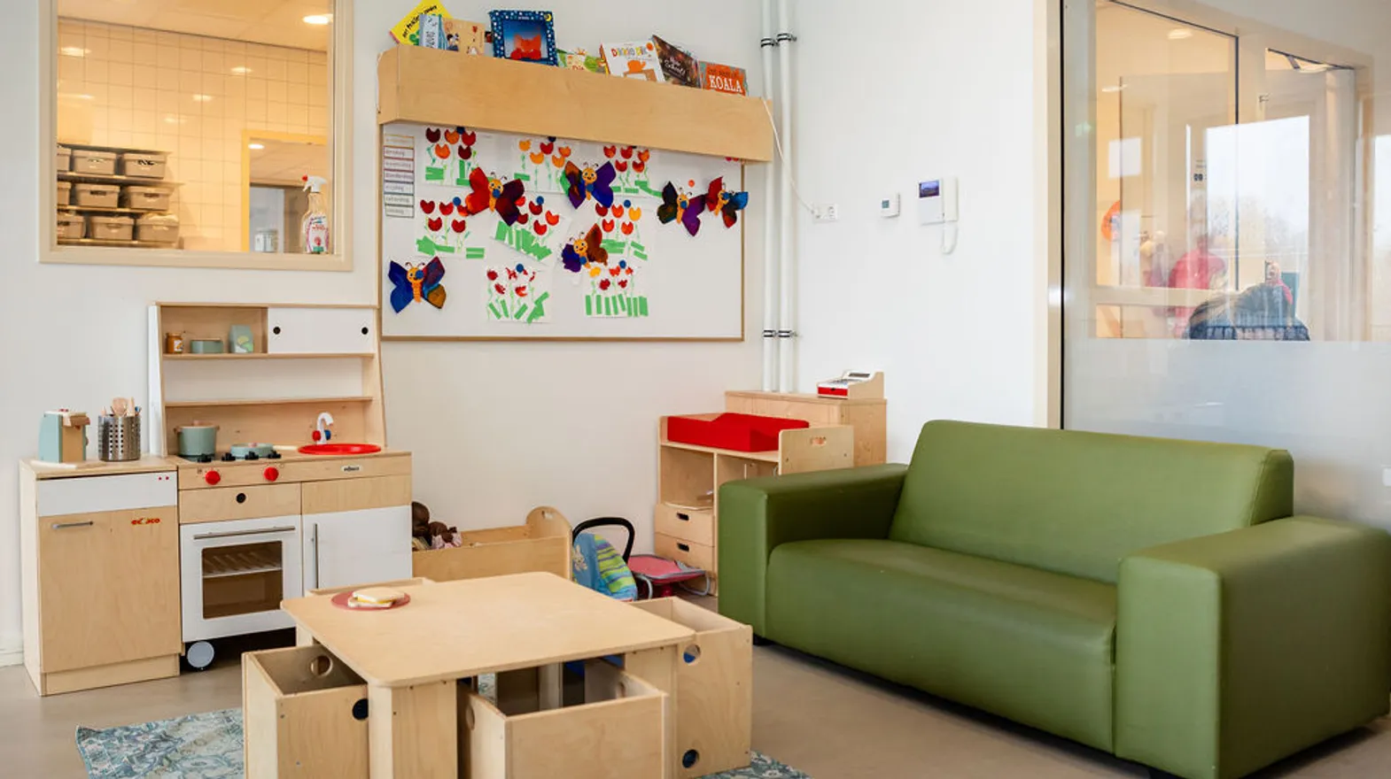 Binnenruimte van KDV Kersjes, Kind&co ludens