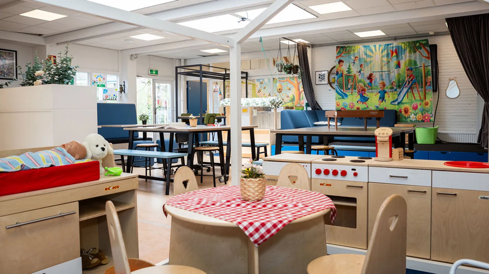 Binnenruimte van BSO De Krullevaar, Kind&co ludens