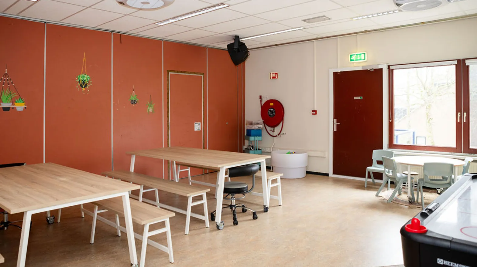 Binnenruimte van BSO Ark in Zuid, Kind&co ludens